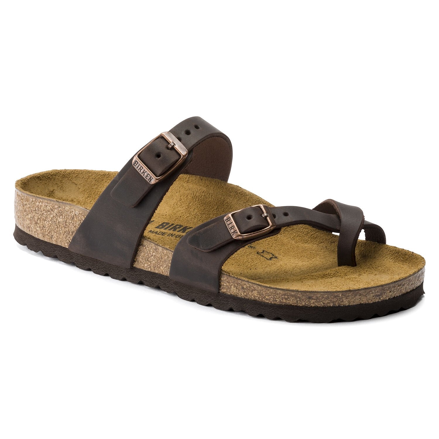 Birkenstock Mayari Oil Leather Sandals Habana