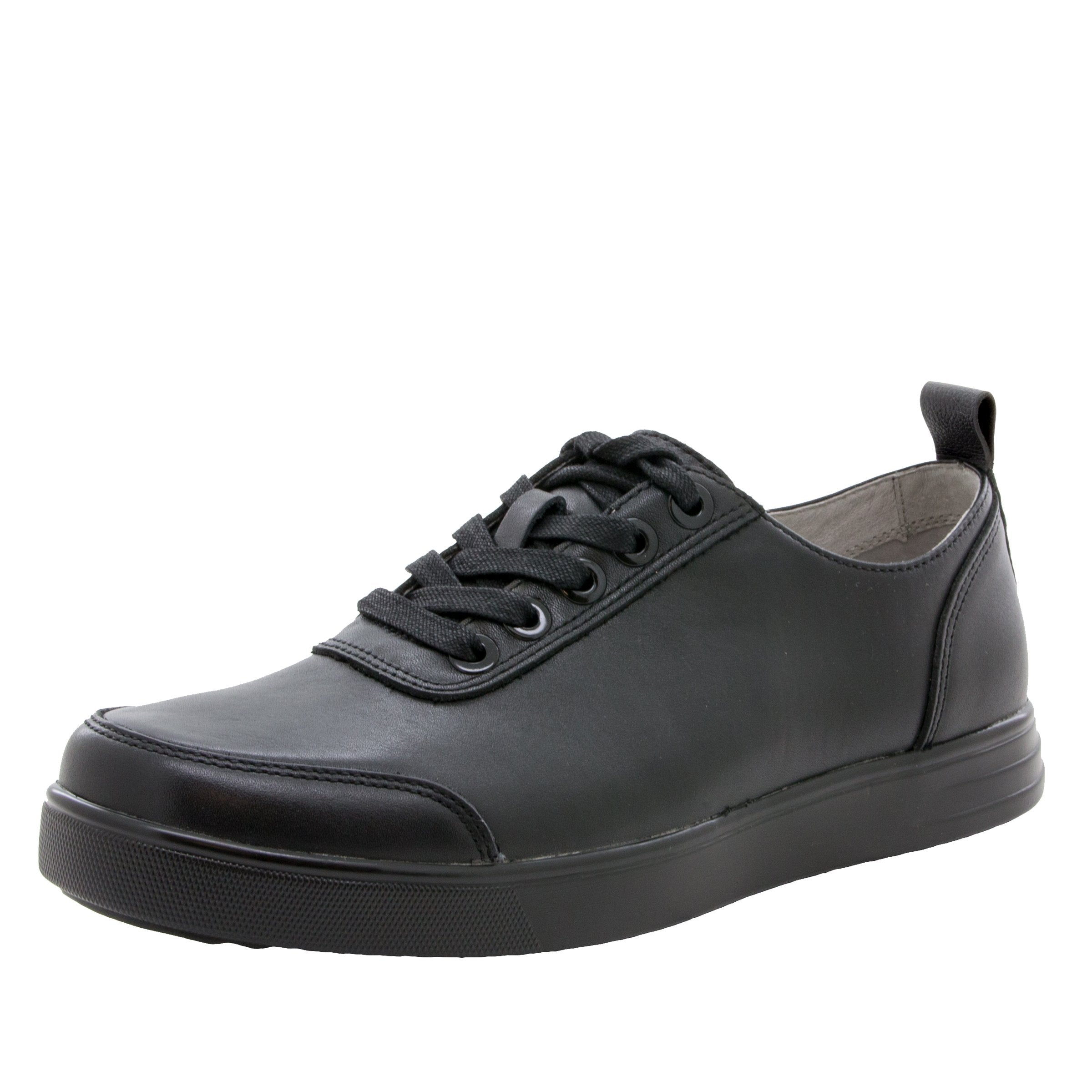 Alegria Men's Stretcher Casual Shoes Black Tumbled