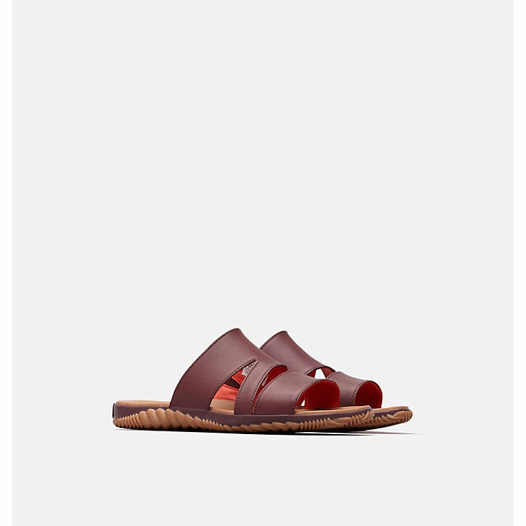 Sorel Women's Out N About Sandals (Slide) Elderberry