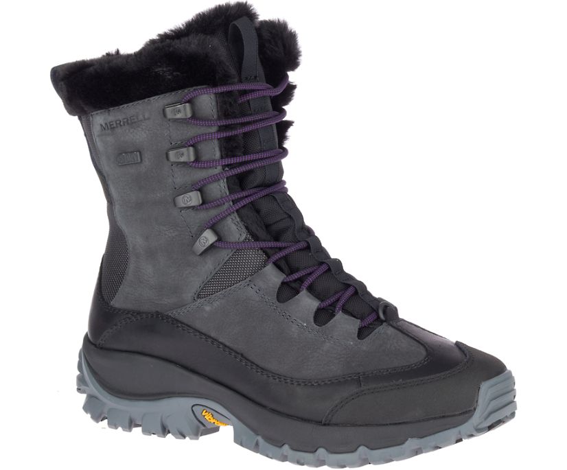 Merrell Women's Thermo Rhea Mid Waterproof Boots Black