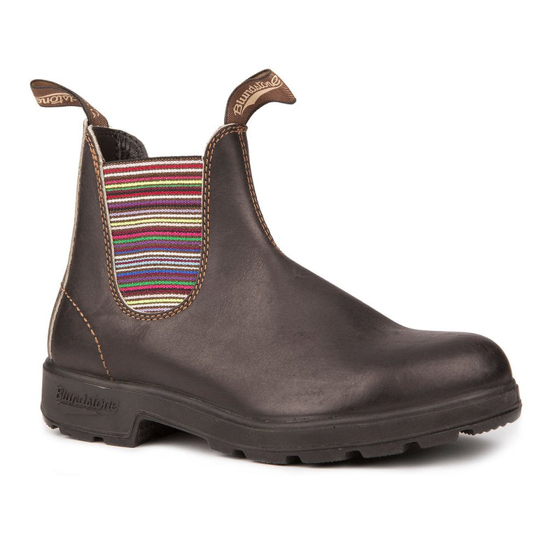 Blundstone 1409 Original Boots Stout Brown Striped Elastic