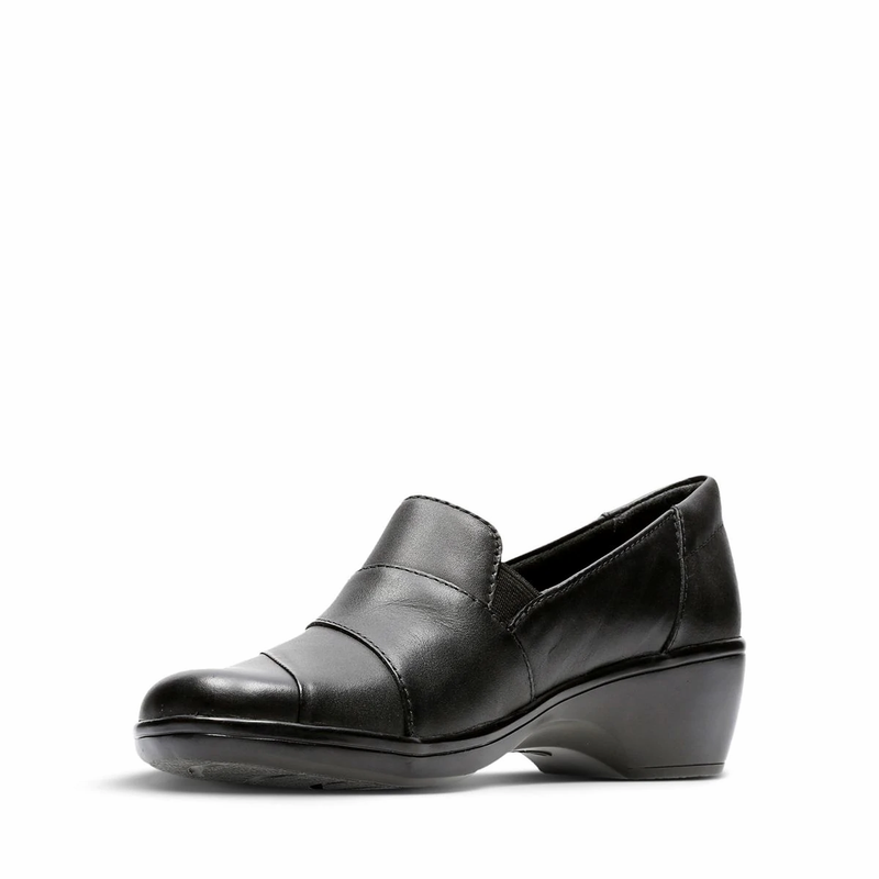 Clarks Women's May Marigold Dress Shoes Black