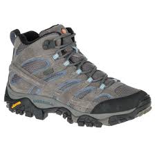 Merrell Women's Moab 2 Mid Waterproof Hiking Boots Granite