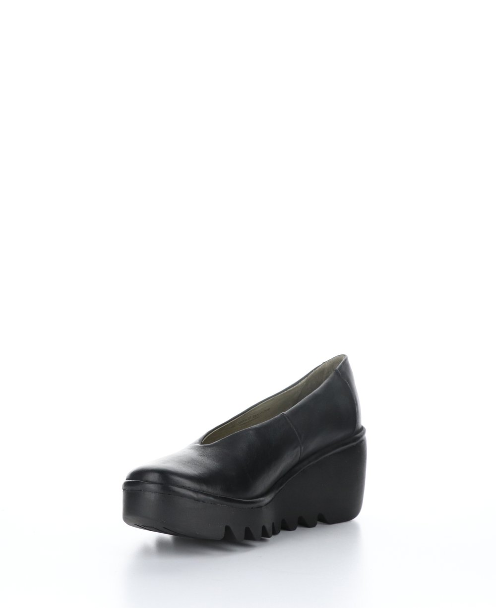 Fly London Women s YBESO246FLY VERONA BLACK WEDGE SHOES