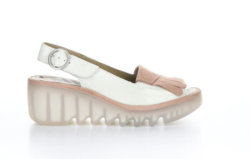 Fly London BIND303FLY Sandals Off White/Pink