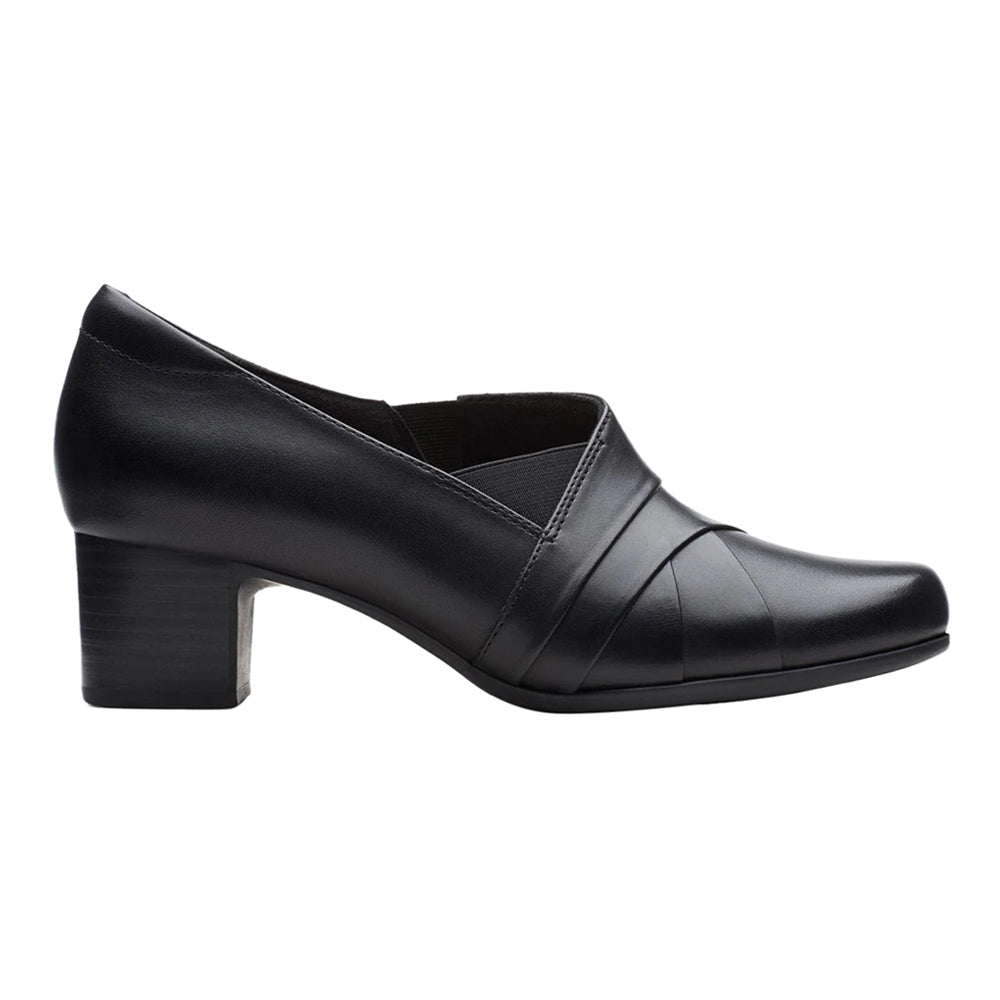 Clarks Women's Un Damson Adele Wide Black