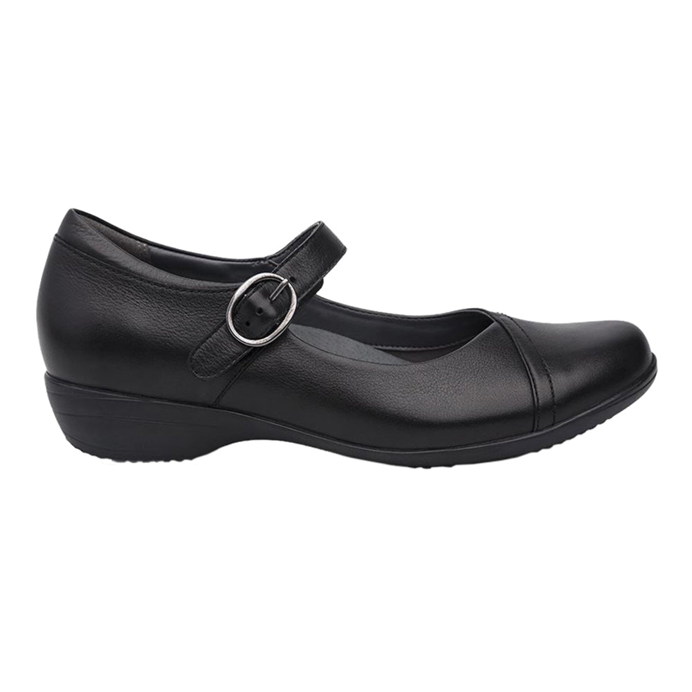 Dansko Women's Fawna Casual Shoes Black Milled Nappa
