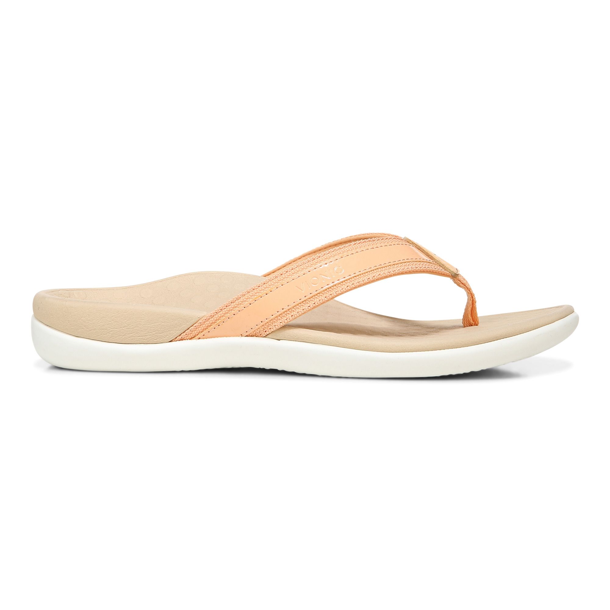 Vionic Women's Tide II Toe Post Sandals Apricot