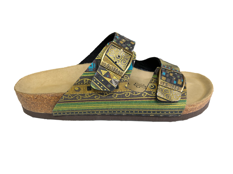 Josef Seibel Michelle 02 Sandals Gold Kombi Textile