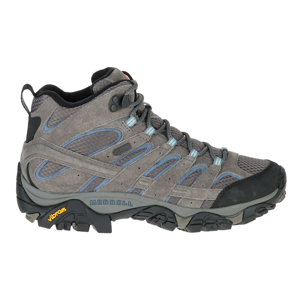 Merrell Women's Moab 2 Mid Waterproof Hiking Boots Granite