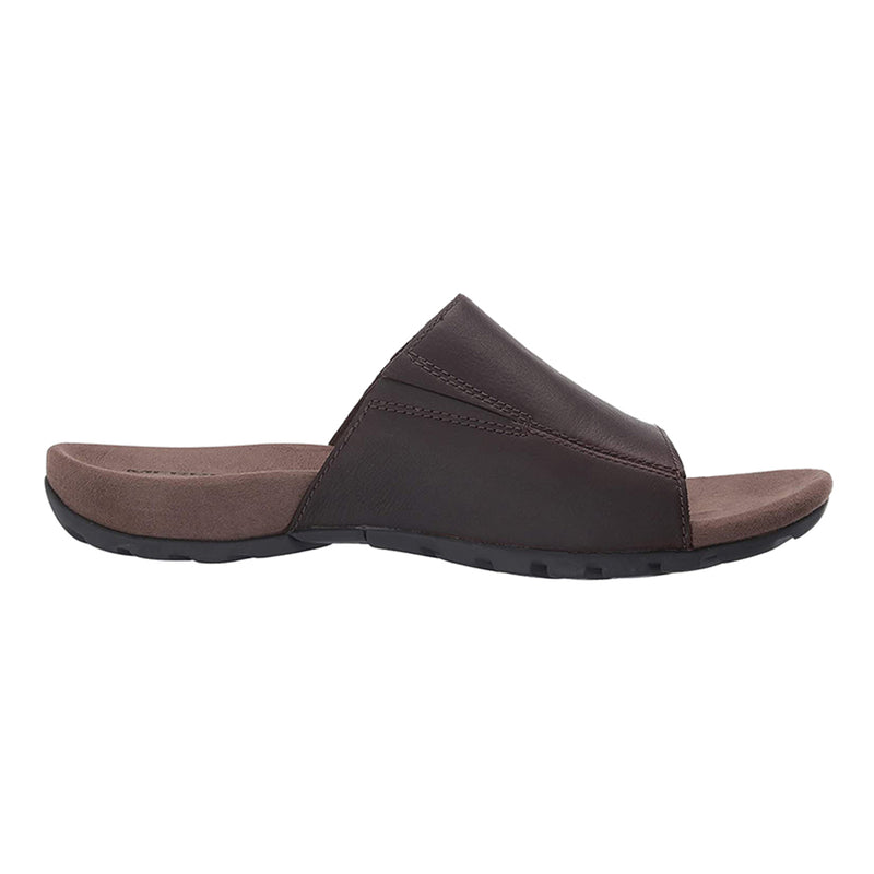 Merrell Men's Sandspur Slide Leather Sandals Brown