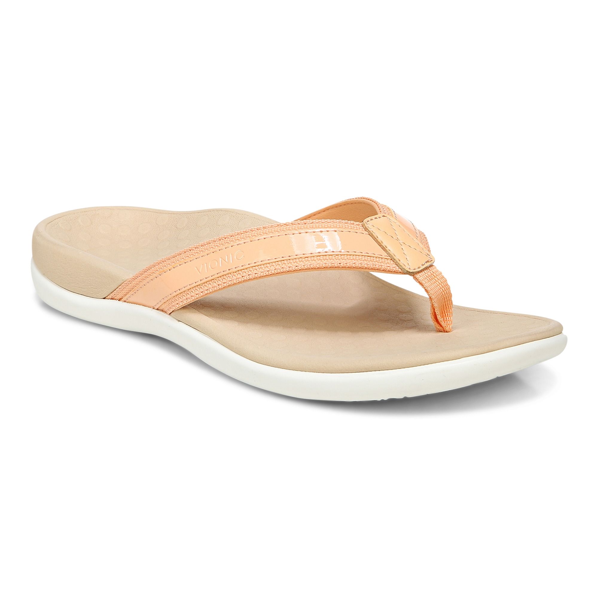 Vionic Women's Tide II Toe Post Sandals Apricot