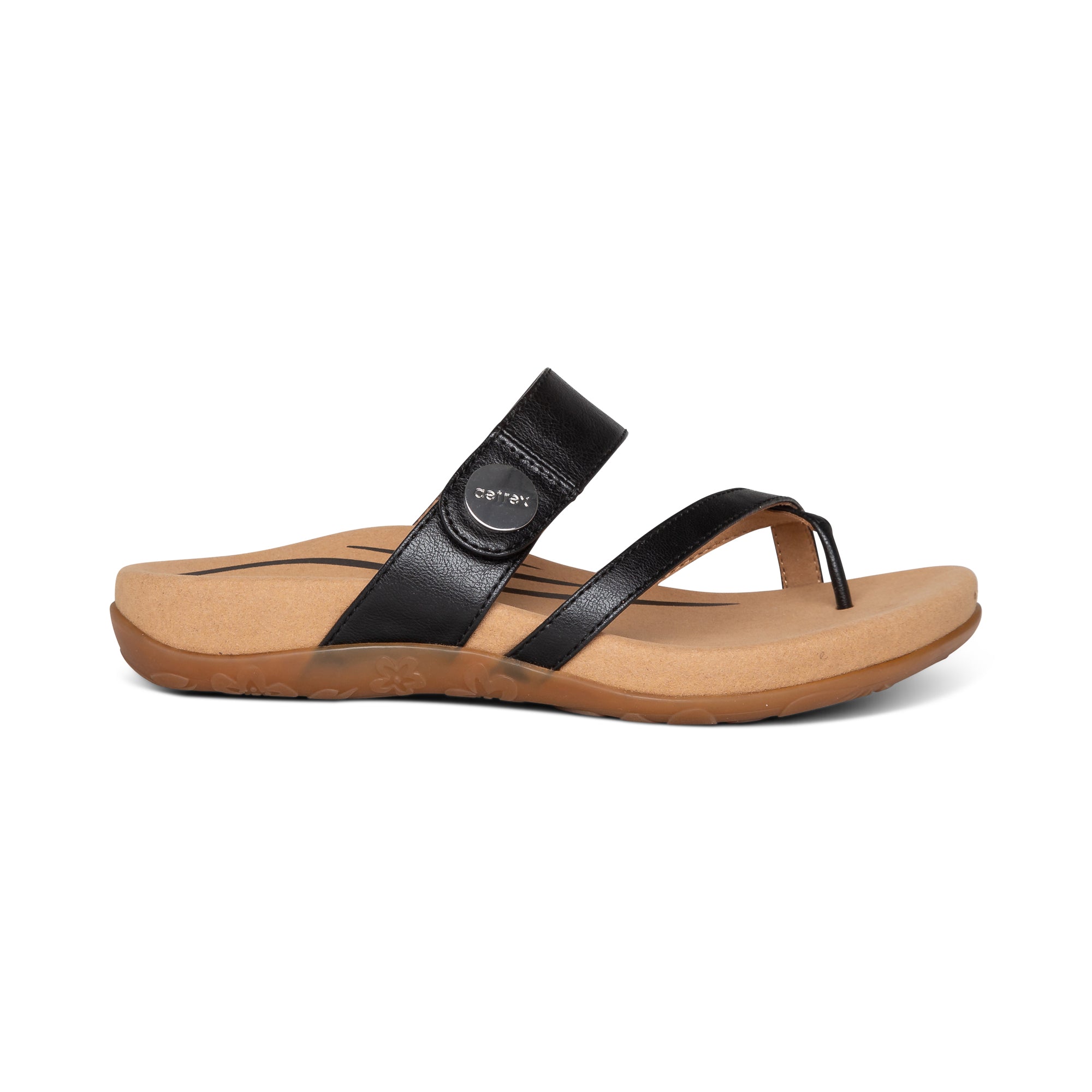 Aetrex Women's Izzy Adjustable Slide Sandals