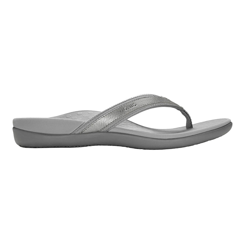 Vionic Tide II Toe Post Sandals Pewter