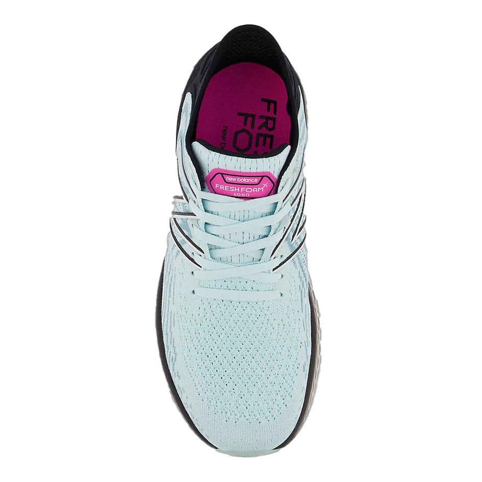 New Balance Women's Fresh Foam 1080v11 Runner  Pale Blue Chill with Black