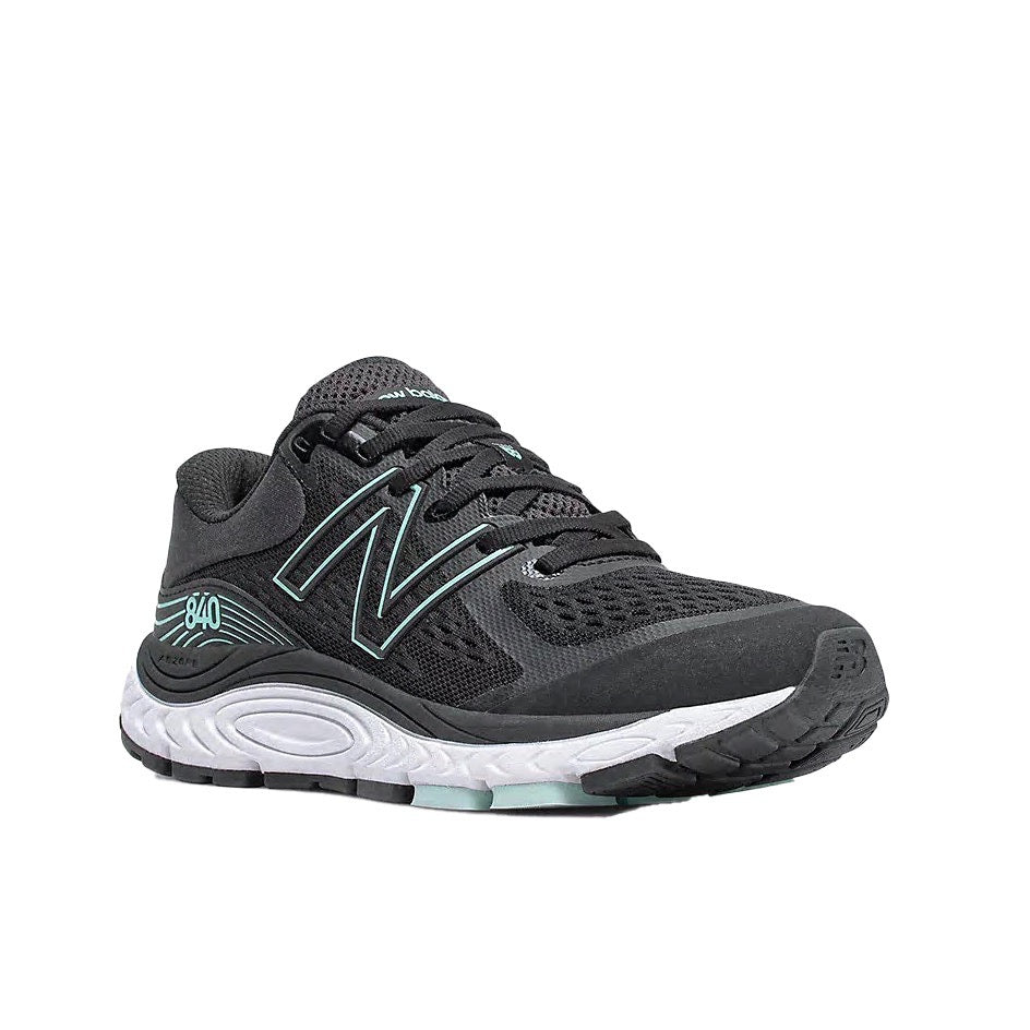 New Balance Women's 840v5 Runners  Black with Storm Blue