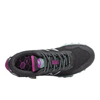 New Balance Women's Fresh Foam Arishi Trail GTX Runner Black with Poison Berry